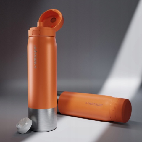 Butelka filtrująca stalowa bidon na wodę z filtrem WESSPER B2 ACTITEX 700ml