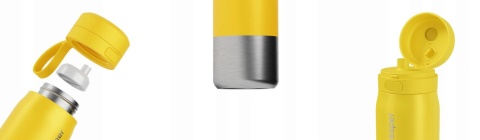 Butelka filtrująca stalowa bidon na wodę z filtrem WESSPER B2 ACTITEX 1l