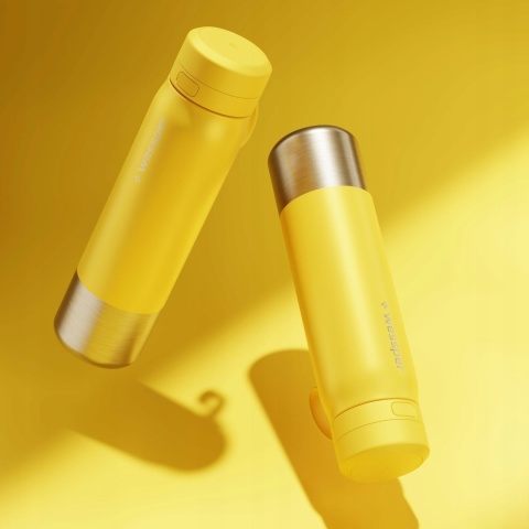 Butelka filtrująca stalowa bidon na wodę z filtrem WESSPER B2 ACTITEX 1l