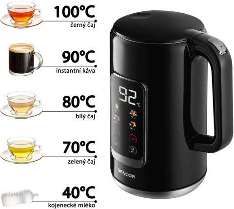 Czajnik SENCOR SWK 0951BK elektryczny czarny