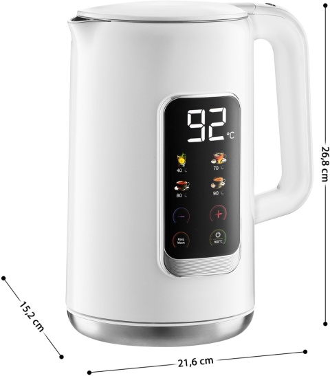 Czajnik elektryczny biały SENCOR SWK 0950 WH
