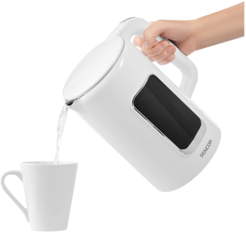 Czajnik elektryczny biały SENCOR SWK 0950 WH