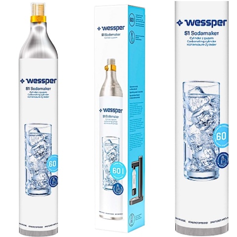 Nabój Wessper Butla Co2 wody gazowanej wkład do saturatora soda 60L