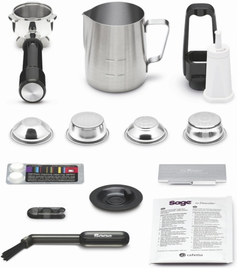 Ekspres kolbowy SAGE SES881BSS the Barista Touch Impress SREBRNY