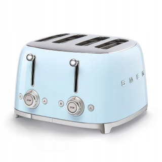 SMEG TSF03PBEU - TOSTER 50'S STYLE BŁĘKIT 4 TOSTY