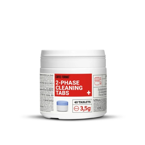 Tabletki do czyszczenia ekspresu 2-phase Cleaning TABS+ 40x3,5g Coffee Format