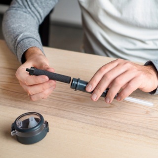 Bidon Butelka filtrująca Wessper ActiveMax Clarti 0,68l Grafit MAT+ 1x Filtr