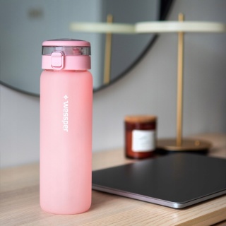 Bidon Butelka filtrująca Wessper ActiveMax Clarti 0,68l Róż MAT+ 1x Filtr