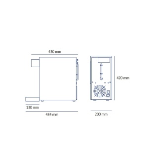 FlowCare 30TP White Nablatowy dystrybutor wody BIAŁY