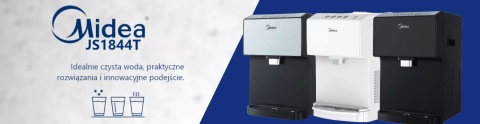 Midea JS1844T SODA PLUS SILVER Nablatowy dystrybutor wody gazowanej SREBRNY