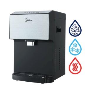 Midea JS1844T SODA PLUS SILVER Nablatowy dystrybutor wody gazowanej SREBRNY
