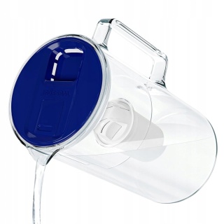 Dzbanek szklany WESSPER D2 BOROSILICATE - NIEBIESKI