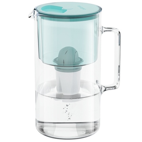 Dzbanek szklany D2 BOROSILICATE WESSPER - BIAŁY