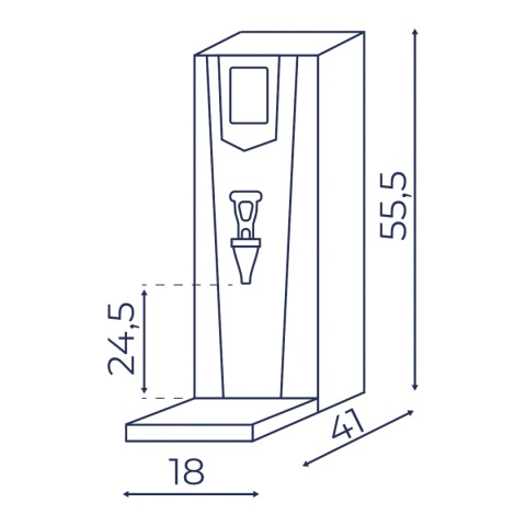 Warnik Flow Care HS25 SILVER kolor SREBRNY