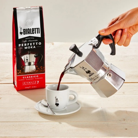Bialetti Moka Express 6tz kolor ALUMINIUM