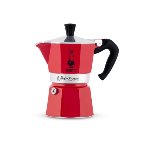 Bialetti Moka Express 6tz kolor CZERWONY